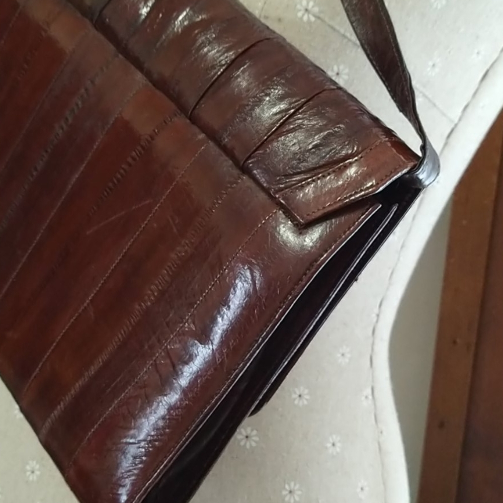 Eel skin Purse 80s - Picture 3 of 7